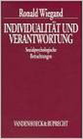 Cover Individualität und Verantwortung